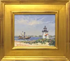 Trawler Rounding Brant Point by Jan Pawlowski, Oil on Canvas, offered Aug 2016