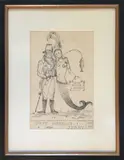 Untitled by Ralph Eugene Cahoon Jr, Pencil Drawing on Paper, offered Aug 2016