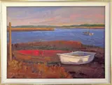 Louis Guarnaccia, View of Madaket Harbor, Oil on Canvas