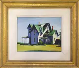 Sconset House by Bernadette Brown, Oil on Canvas, offered Sep 2015
