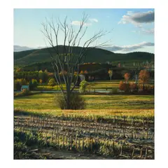 Scott Prior, Elm Tree, oil on Masonite