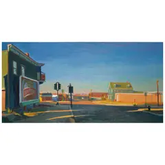 Richard Sheehan, Walcot Square, oil on canvas