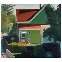 Richard Sheehan, Green House #2, oil on canvas