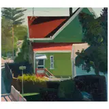 Richard Sheehan, Green House #2, oil on canvas