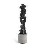 Dimitri Hadzi, Pylos, 1968-71, bronze on stone base