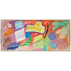 Ida Kohlmeyer, Composite No. 8, mixed media on canvas