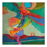 Albert Alcalay, Aerial View, oil on canvas