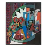 Sam Stetson, A Cubist Still Life, oil on canvas