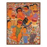 Claude Simard, Orange Series, oil on canvas