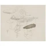 Roxy Paine, Study for Distillation, watercolor on paper