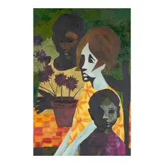 Leo Dillon, Original Cover Illustration for The Member of the Wedding, oil on canvas board
