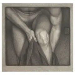 Michael Leonard, Bather's Knee, graphite pencil on paper
