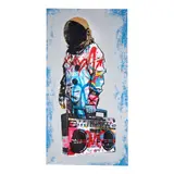 Bollee Patino, Astrobox: OG, 2024, acrylic on canvas