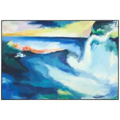 Marcello Lo Giudice, Composition e Cascade, oil on canvas