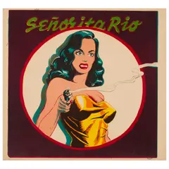 Mel Ramos, Señorita Rio, from One Cent Life, 1963, Lithograph in colors on wove paper