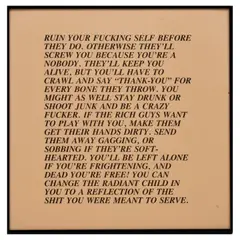 Jenny Holzer, Inflammatory Essays (21 works) (Waldman pp. 62-69), 1979-82, A group of 21 offset lithographs on multi-colored wove papers, from the unlimited edition
