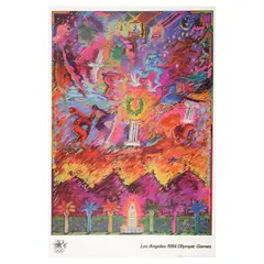 Various Artists, Games of the XXIIIrd Olympiad Los Angeles (15 works), 1984, Artists Include: