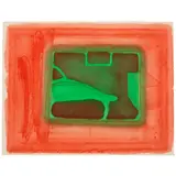 Howard Hodgkin, A Furnished Room (Heenk 33), 1977, Etching and aquatint in colors with hand-coloring on wove paper