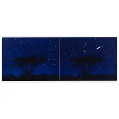 Richard Bosman, Nightscape, 1992, Etching in colors on wove paper