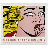 Roy Lichtenstein, Crying Girl (Poster) (see Corlett II.1), 1995, Offset lithographic poster in colors on glossy wove paper