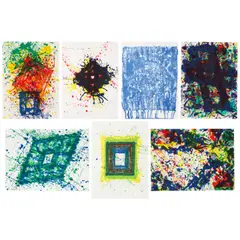 Sam Francis, Papierski Portfolio (7 works), 1992