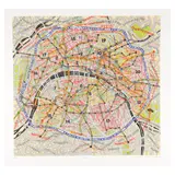 Paula Scher, Paris, 2012, Screenprint in colors on wove paper