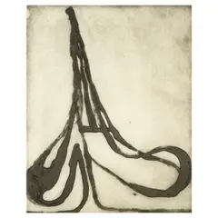 Eifen Spade, from Five Spades by Richard Diebenkorn, 1982, Sugar lift aquatint with flat bite etching on laid paper, sold Sep 2025