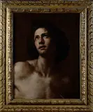 San Sebastiano by Felice Ficherelli detto Il Riposo, cornice intagliata e dorata XVIII sec. Expertise del Dott. Filippo Gheri. "Questo accorato San Sebastiano, offered Apr 2015
