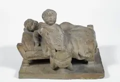 Due bambini che si svegliano by Adriano Cecioni, offered Apr 2015