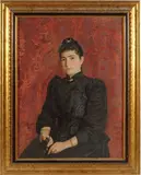 Salvatore Frangiamore, Ritratto di signora, 1892