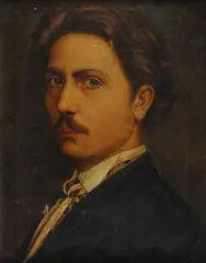 Autoritratto by Salvatore Frangiamore, oil on canvas, offered Apr 2015