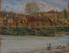 Case sull'argine by Galileo Chini, offered Apr 2015