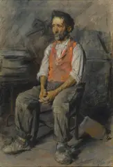 Natale Attanasio, Uomo seduto, 1882