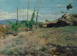 Luigi Bechi, Campagna d'autunno (Paesaggio)
