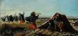 Silvestro Lega, Accampamento di Zuavi