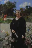Vincenzo Irolli, Ritratto di signora nel paesaggio