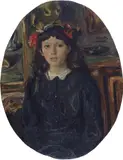 Primo Conti, Ritratto di fanciulla