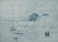Reti con neve by Marcello Boccacci, offered Feb 2015
