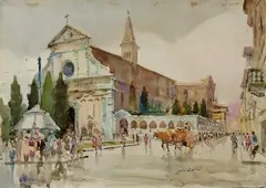 Giulio Falzoni, Santa maria Novella, 1943