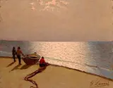 Meriggio a Tirrenia by Giovanni Lomi, offered Feb 2015