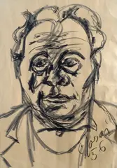 Ritratto by Ottone Rosai, 1956, offered Feb 2015