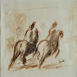 Virgilio Guidi, Due cavalieri