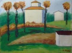 Autunno by Ottone Rosai, 1955, offered Feb 2015