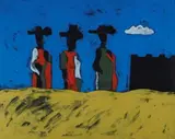 Senza titolo by Tano Festa, 1985, offered Feb 2015