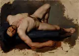 Giuseppe Bezzuoli, Nudo disteso