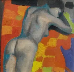 Nudo by Ugo Attardi, 1975, offered Dec 2014