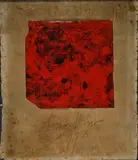 Roberto Floreani, Sogno rosso, 1998, Sul verso: firma