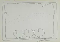 Studio by Lucio Fontana, 1964, offered Dec 2014