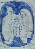 Venturino Venturi, Sacra famiglia, 1975