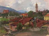 Leopoldo Russo Galeota, Veduta di paese collinare